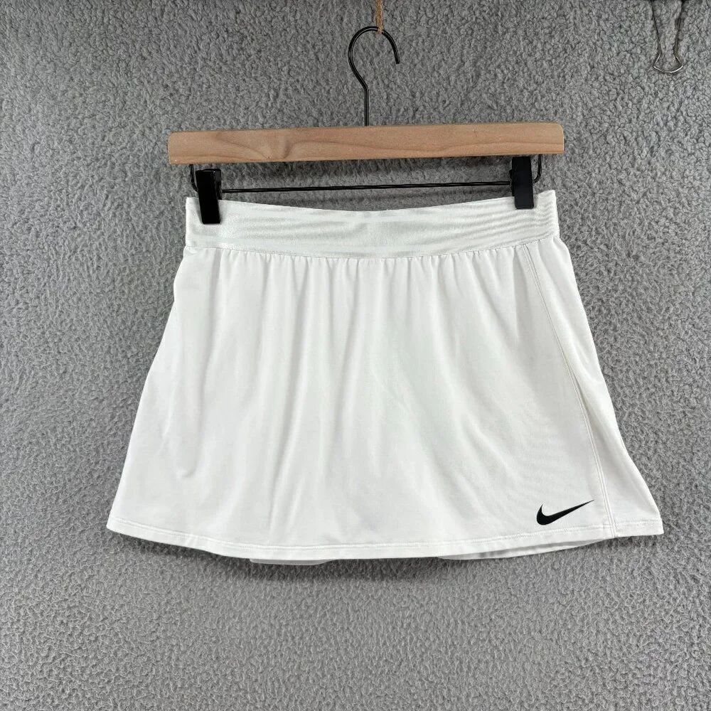 Nike Dri-FIT White Athletic Skort Tennis Running Skirt Women’s Medium